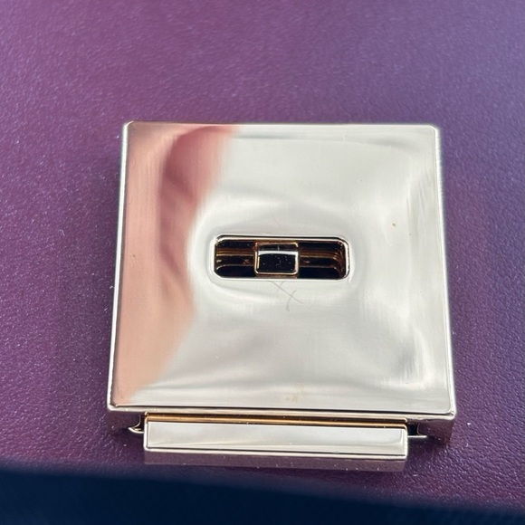 NWT DeMellier Nano Montreal in Burgundy top handle leather crossbody gift bag - Picture 17 of 17